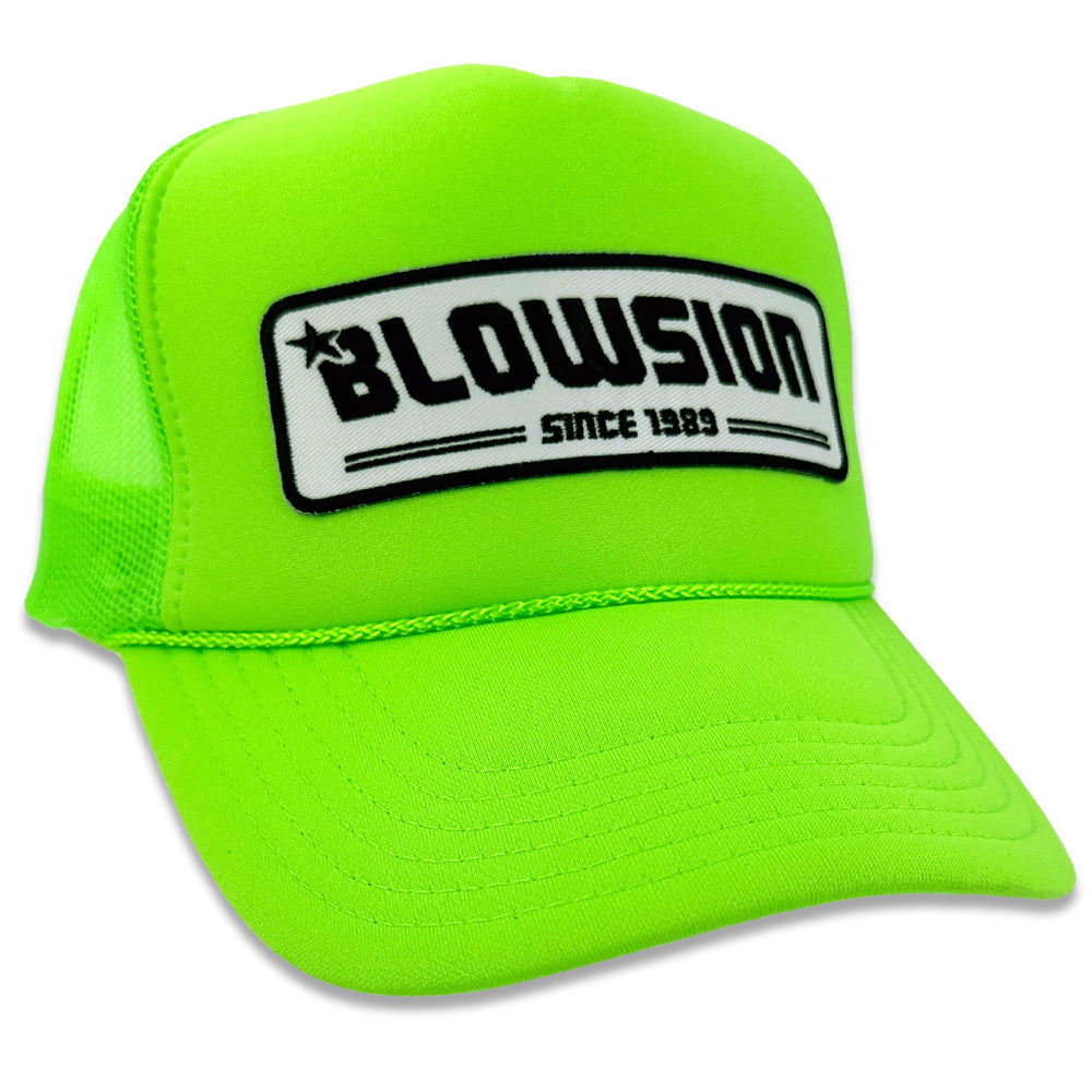 Blowsion Snapback Since89 Hat - Neon Green Foam