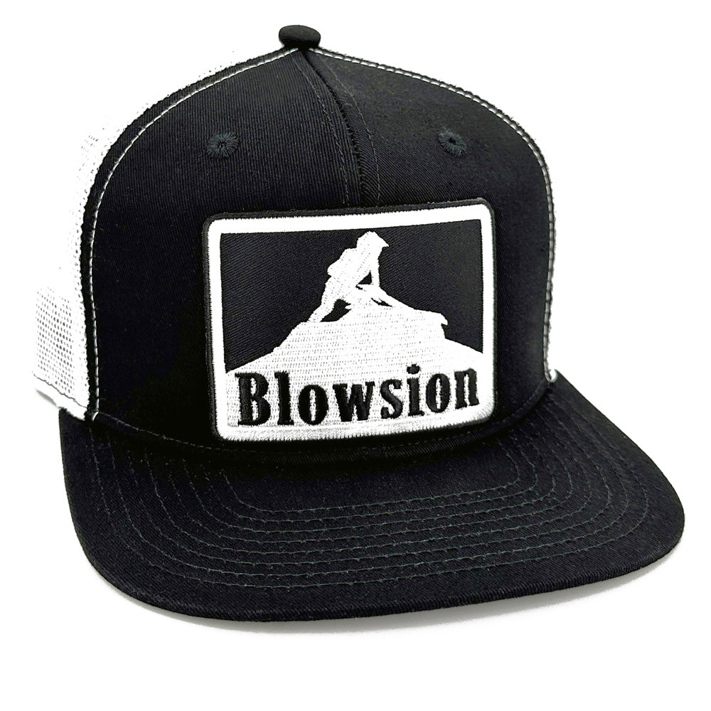 Blowsion Snapback Heater Hat - Black/White