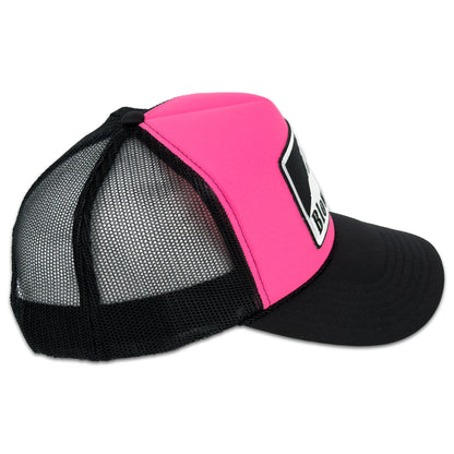 Blowsion Snapback Heater Hat - Black/Neon Pink
