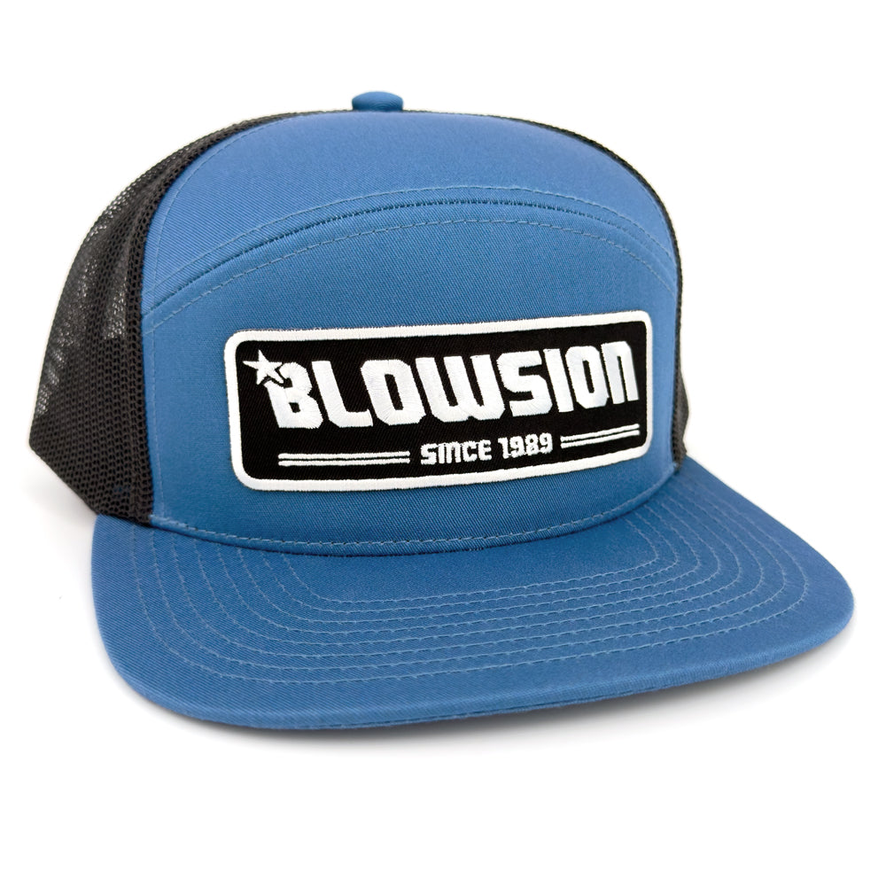 Blowsion Snapback Since89 Hat - Blue/Charcoal