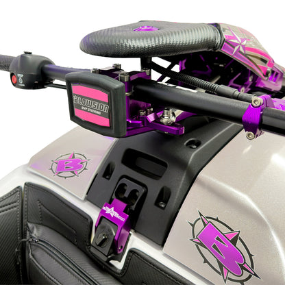 Blowsion Steering Bar Pad | Pink (Installed on Blowsion OVP Steering System)