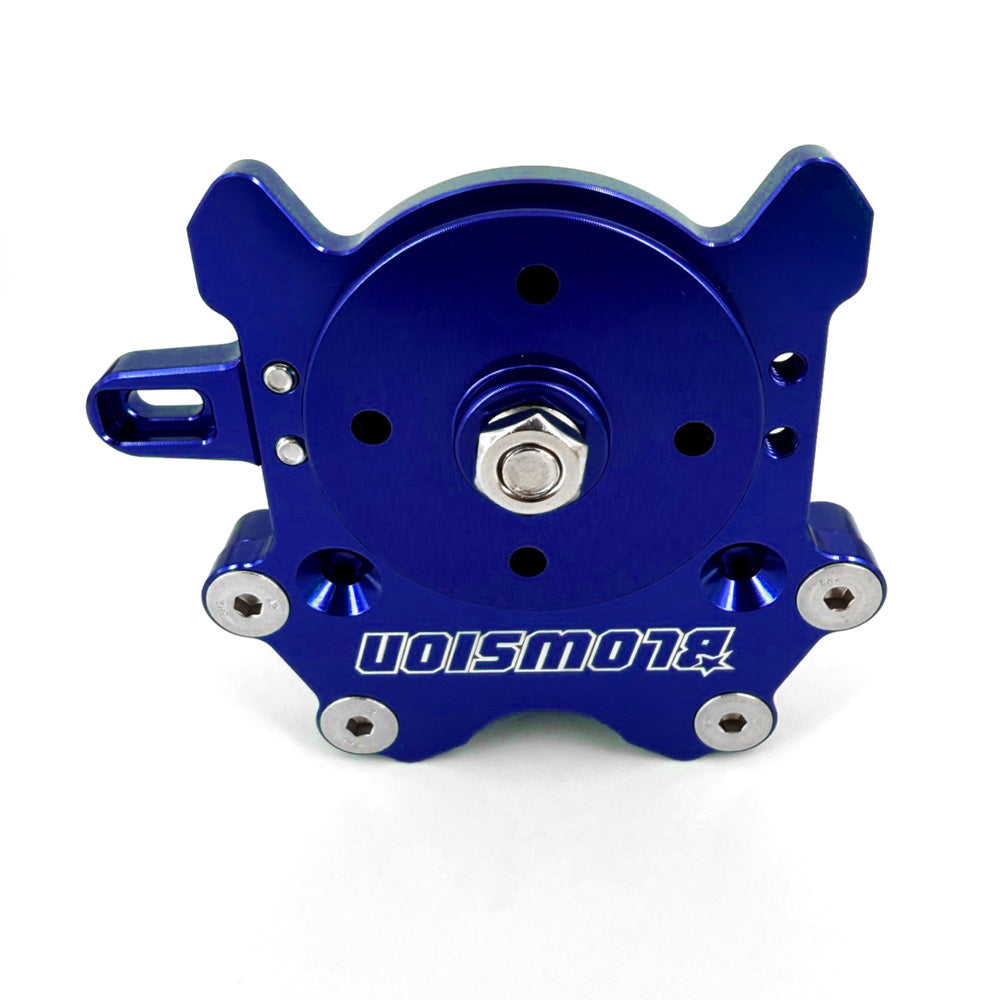 Blowsion Steering System 1-1/8" Fat - Anodized Blue