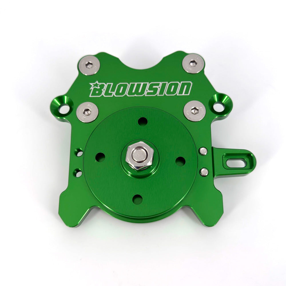 Blowsion Steering System 1-1/8" Fat - Anodized Green