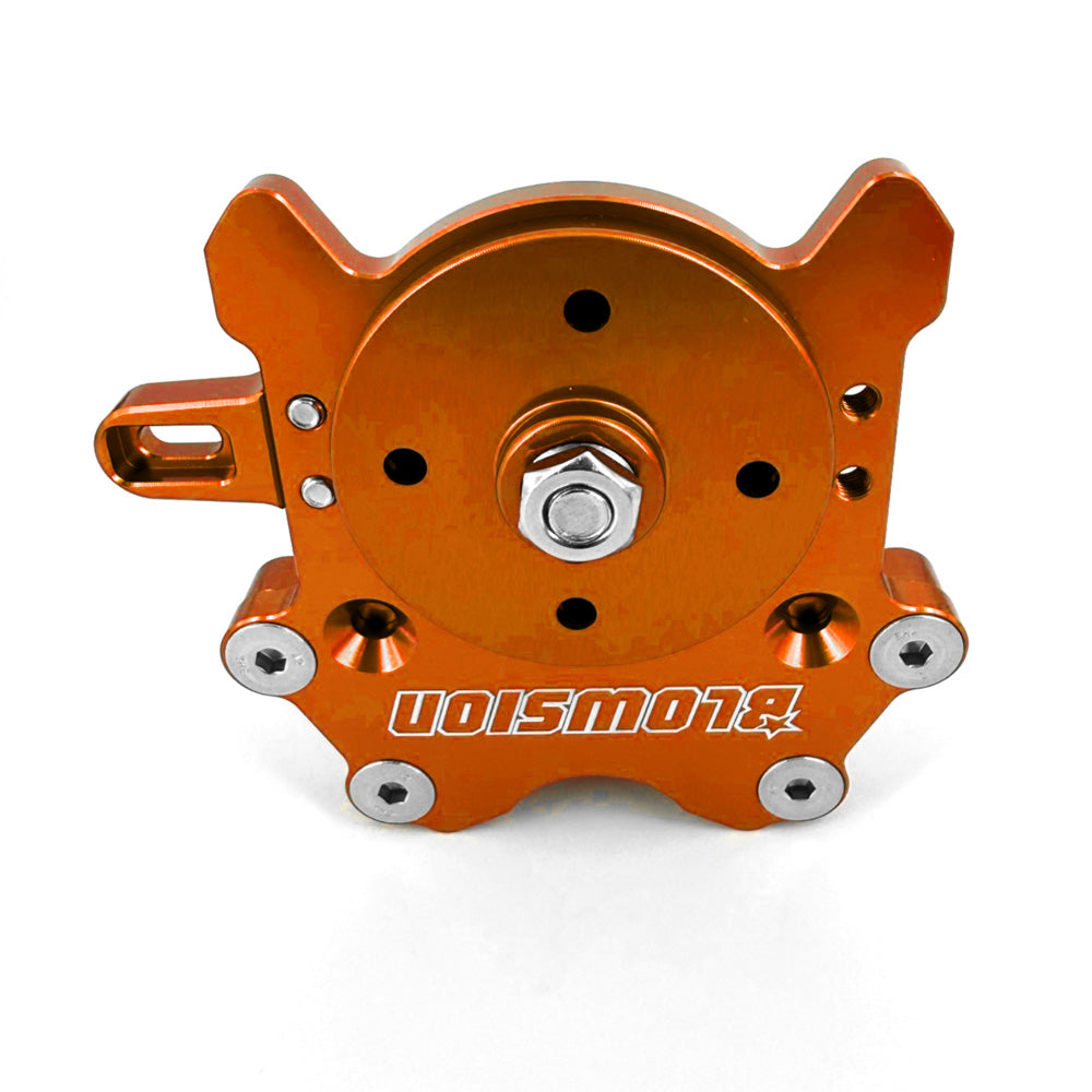 Blowsion Steering System 1-1/8" Fat - Anodized Orange