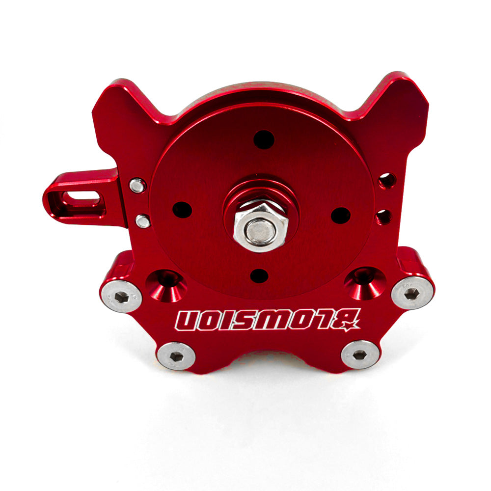 Blowsion Steering System 1-1/8" Fat - Anodized Red