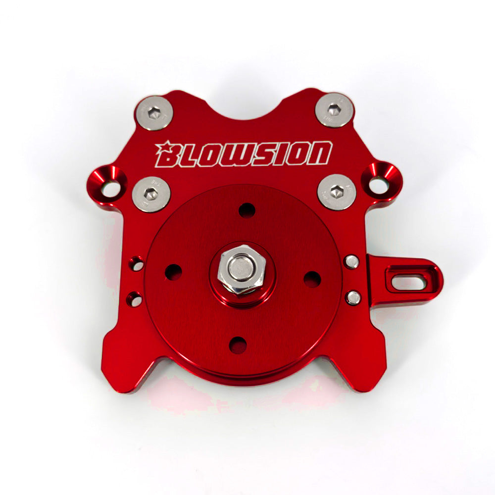 Blowsion Steering System 1-1/8" Fat - Anodized Red