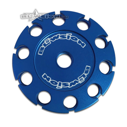 Throttle Cable Drum - Anodized Blue