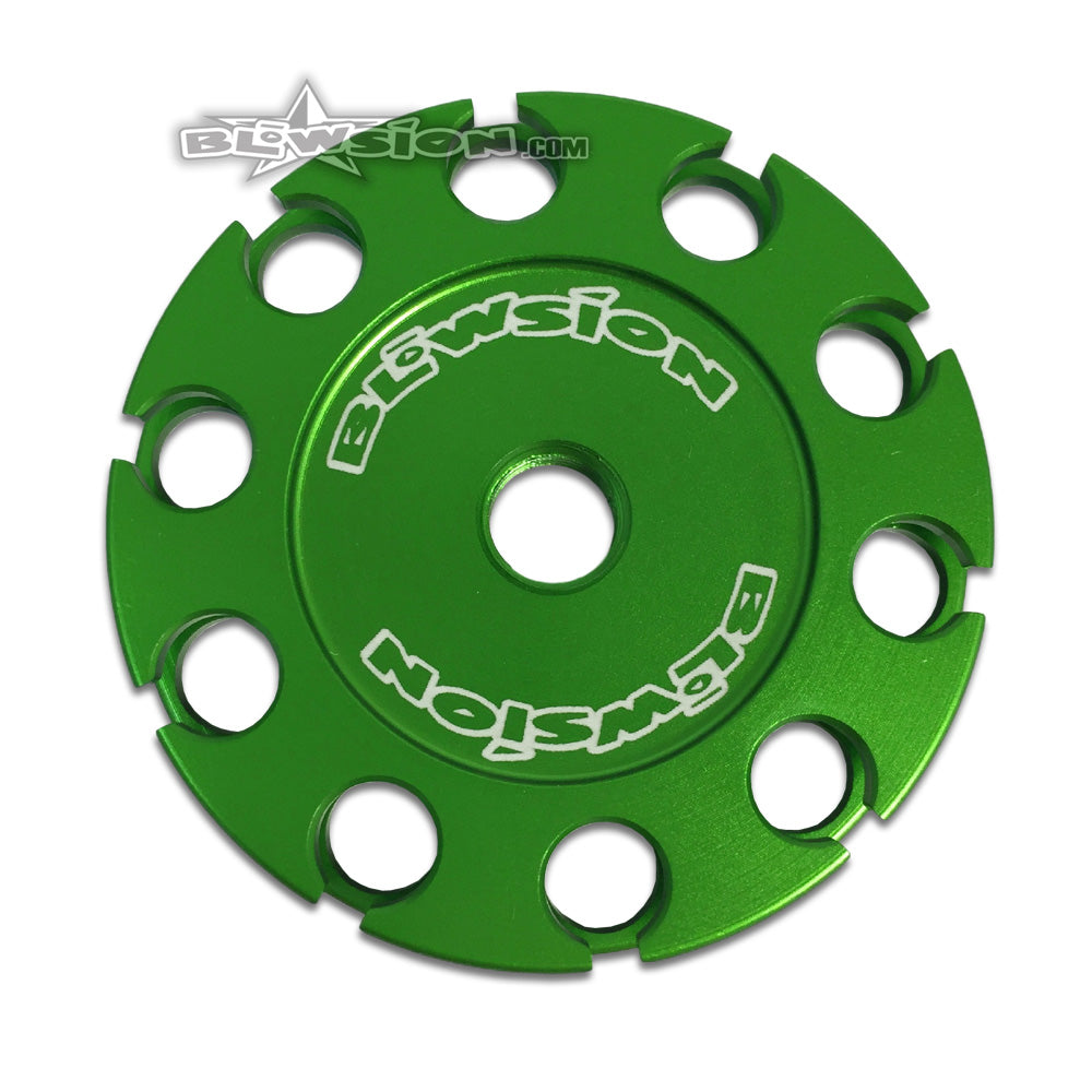 Throttle Cable Drum - Anodized Green