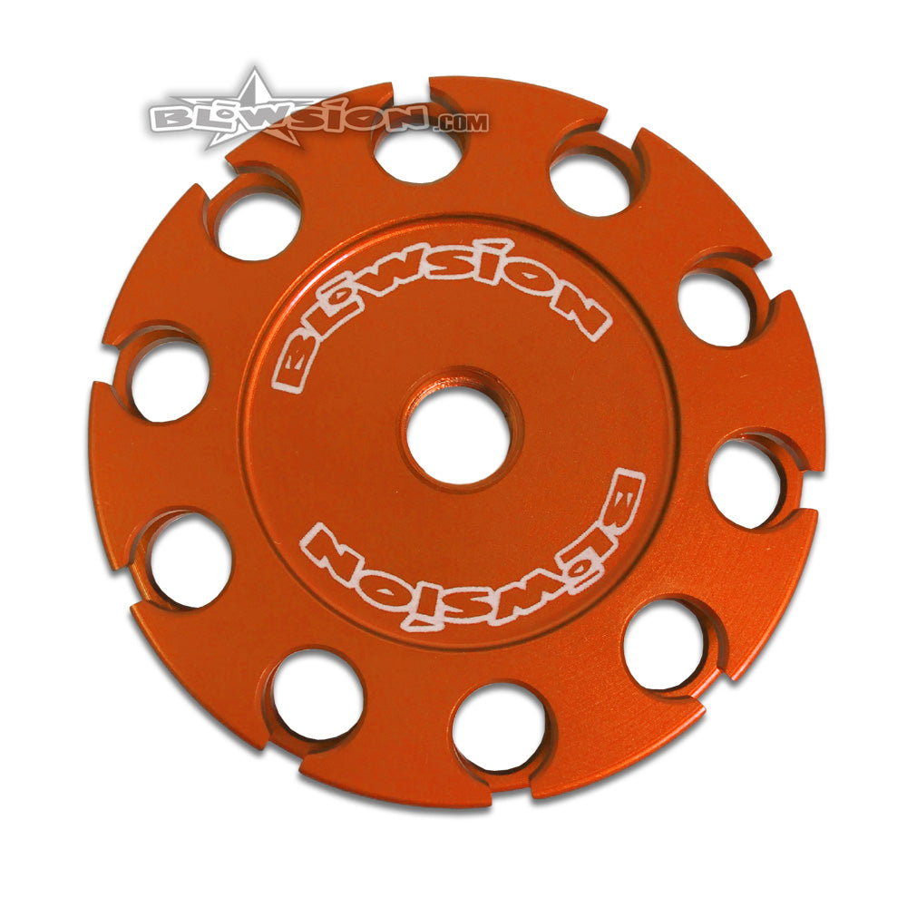 Throttle Cable Drum - Anodized Orange