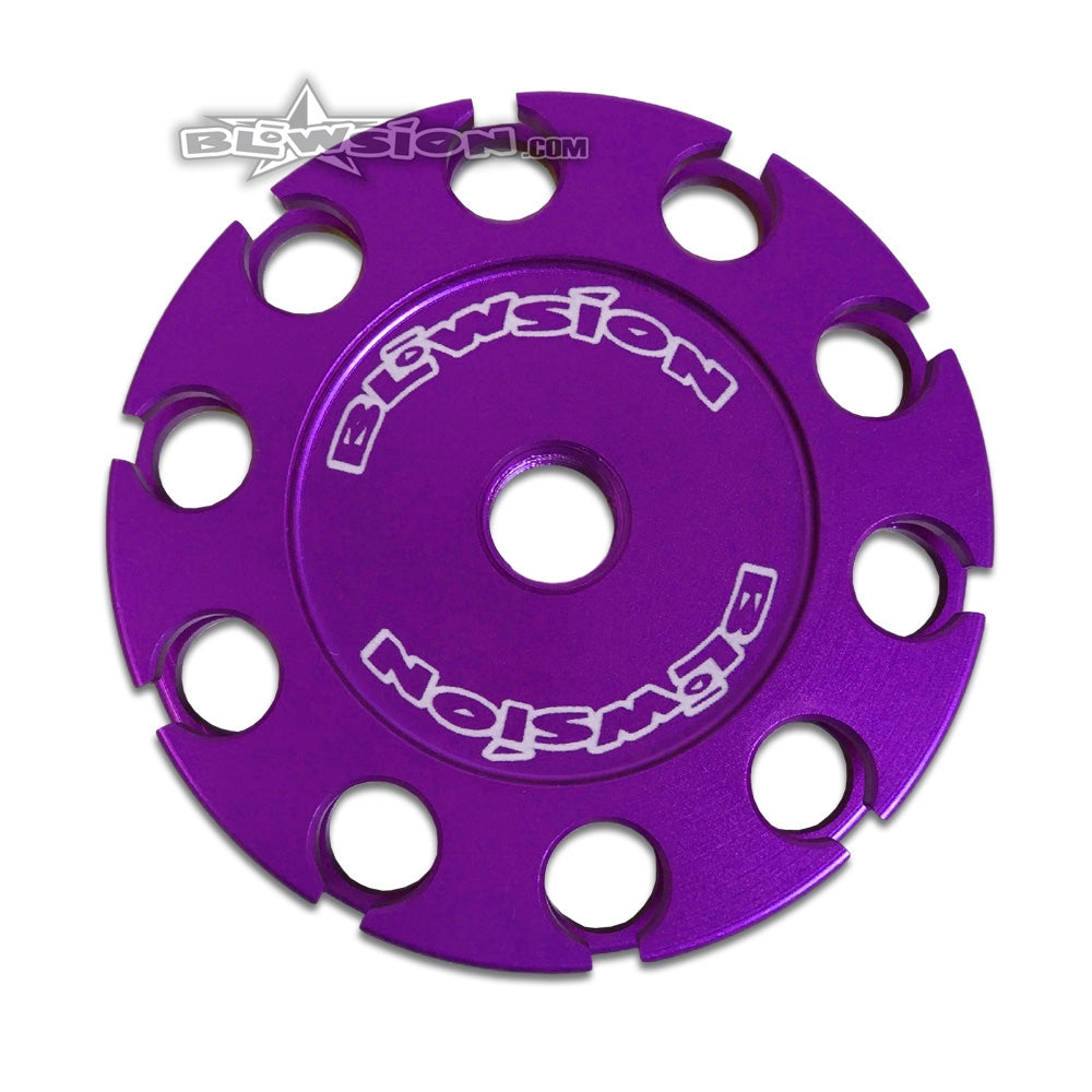 Throttle Cable Drum - Anodized Purple