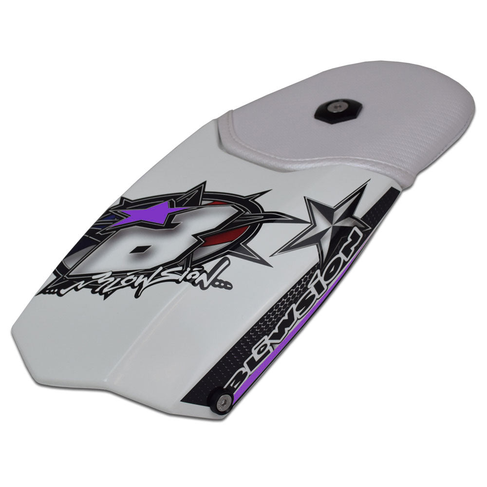 Blowsion Turbulator Chin Pad | White/Purple