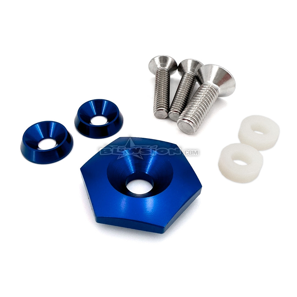 Turbulator Hardware Kit - Anodized Blue