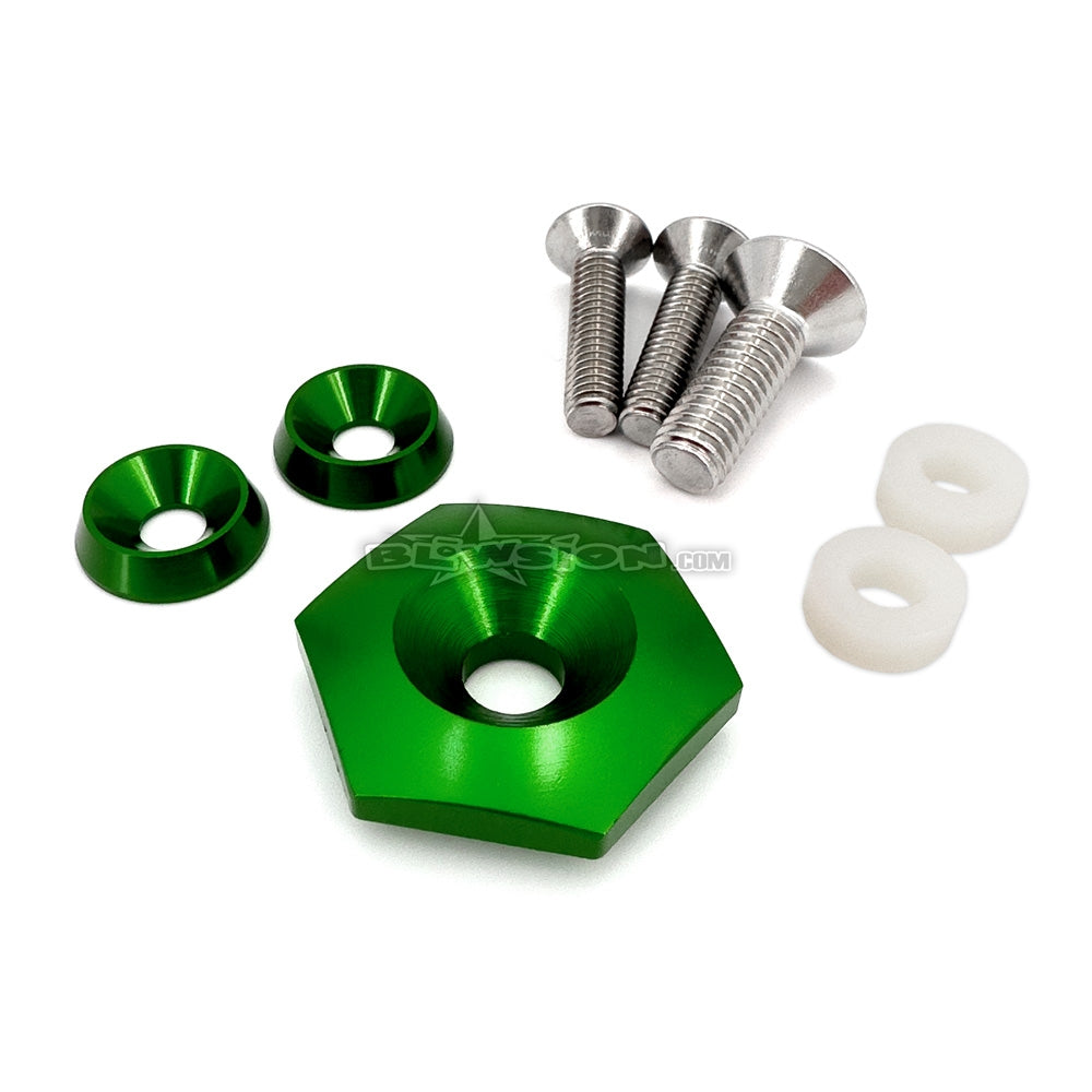 Turbulator Hardware Kit - Anodized Green