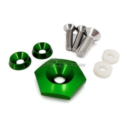 Turbulator Hardware Kit - Anodized Green