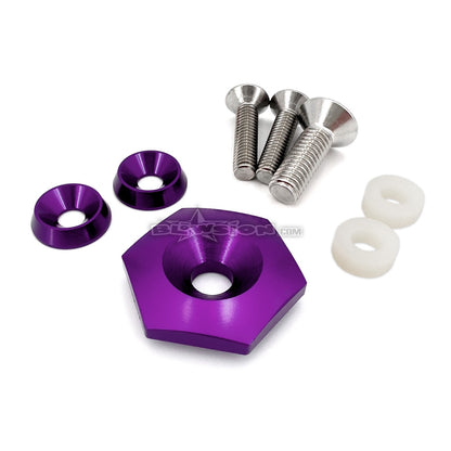 Turbulator Hardware Kit - Anodized Purple