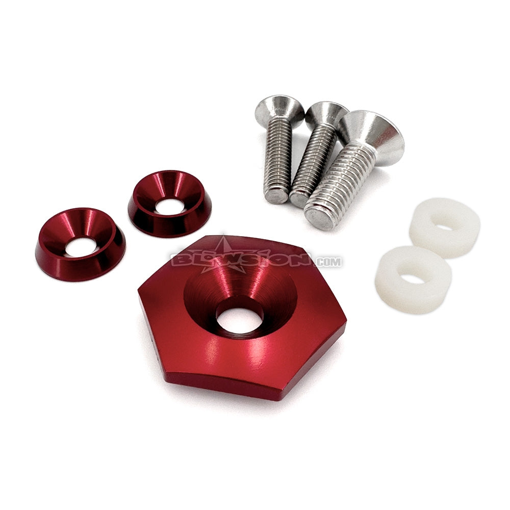 Turbulator Hardware Kit - Anodized Red