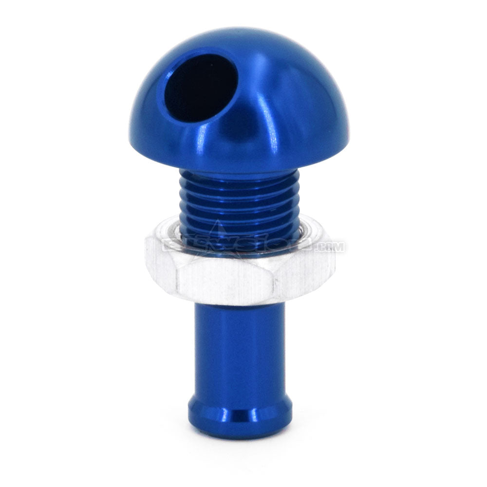 Water Bypass Fitting 45 Degree - Anodized Blue