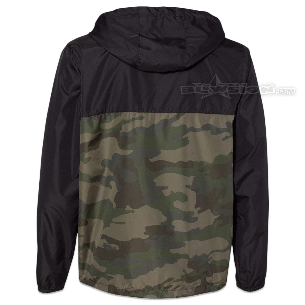 Blowsion Lightweight Windbreaker - Forest Camo