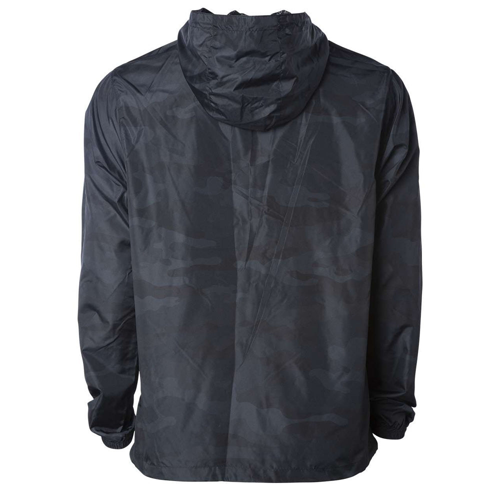 Blowsion Lightweight Windbreaker - Black Camo