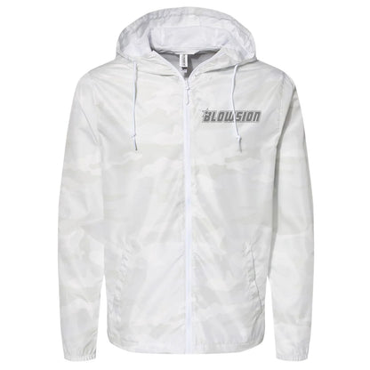 Blowsion Lightweight Windbreaker - White Camo