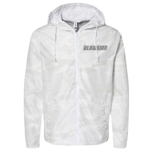 Blowsion Lightweight Windbreaker - White Camo