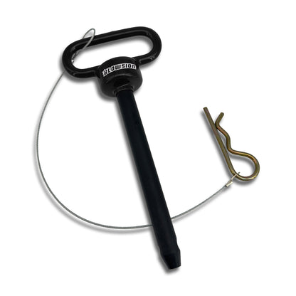 Bow Pin with Lanyard & Clip | Black