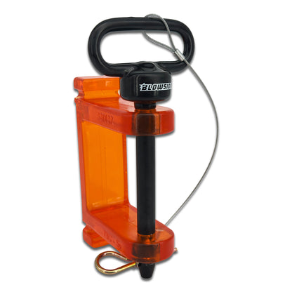 Bow Pin with Lanyard & Clip Installed (Trailer Bow Stop Not Included.)