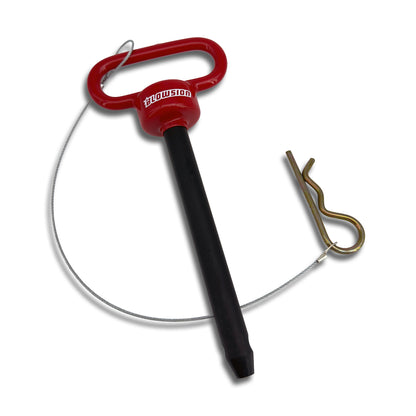 Bow Pin with Lanyard & Clip | Red