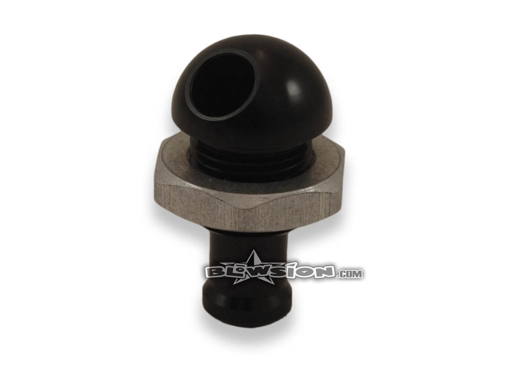 Water Bypass Fitting 1/2 Inch - 45 Degree - Anodized Black