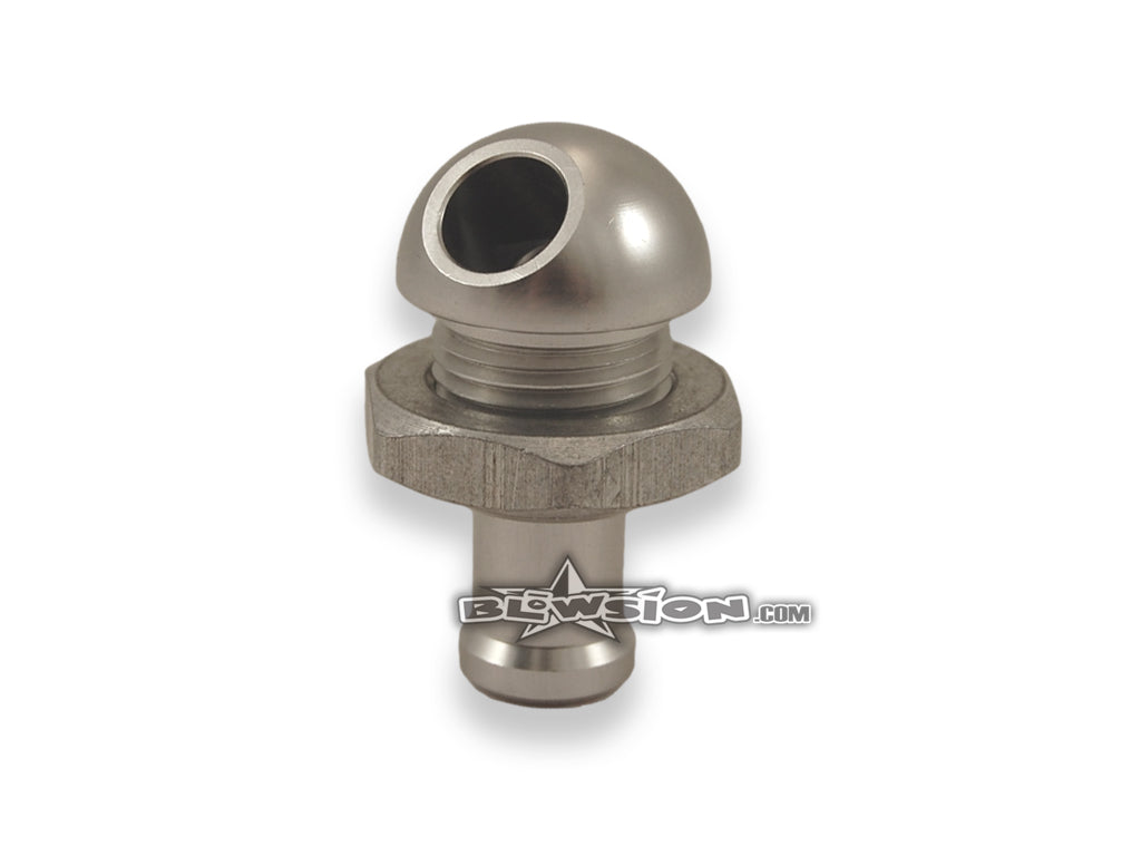 Water Bypass Fitting 1/2 Inch - 45 Degree - Anodized Clear