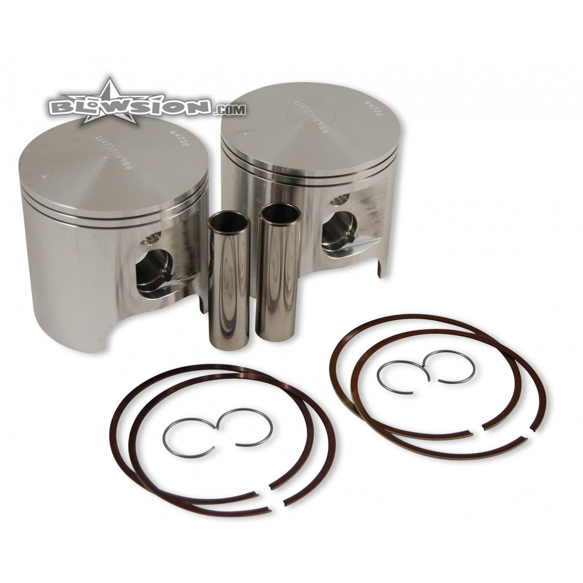 DASA Flat Top Piston Kit - 85mm-86.50mm