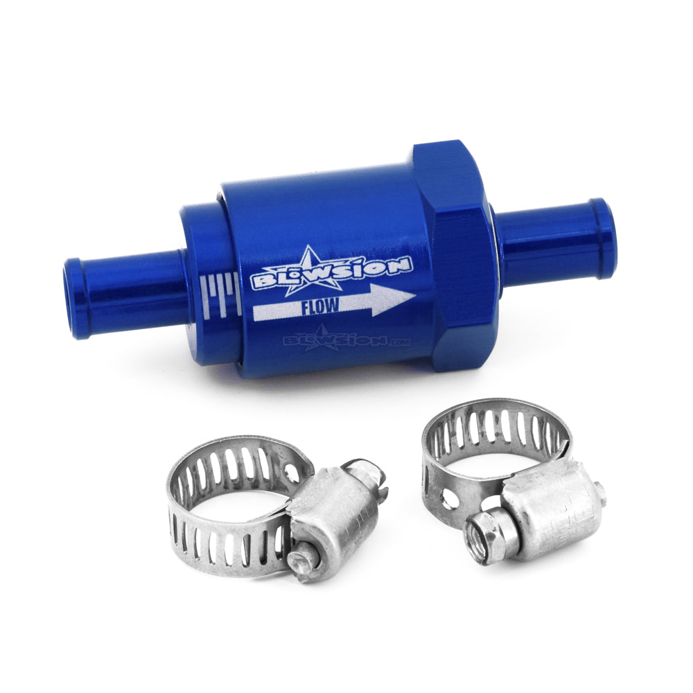 Flow Control Valve - Pro Series - Anodized Blue