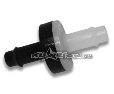 Fuel Tank Check Valve 1/4" - Clear/Black