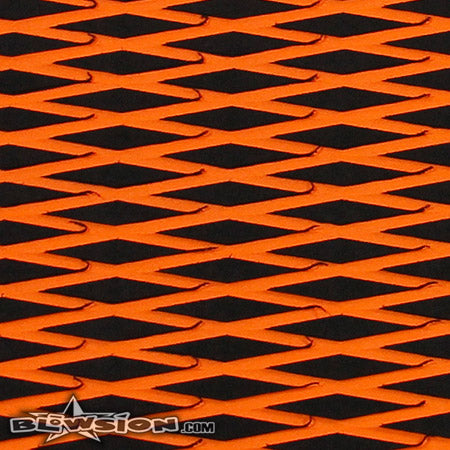 Hydro-Turf Sheet - Dual Layer - Diamond - Black/Orange