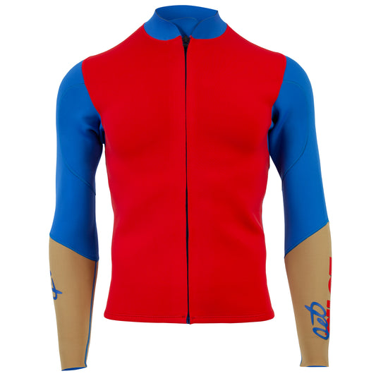 Jet Pilot Vintage Jacket - Red/Blue | JP25142