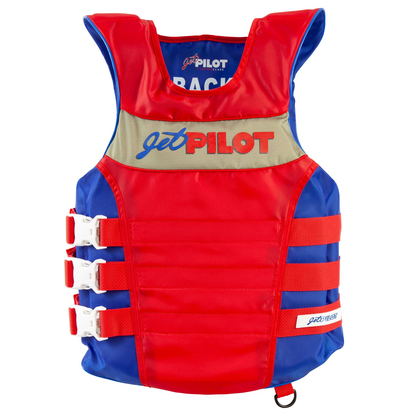 Jet Pilot Vintage Vest - Red/Blue | JP25212
