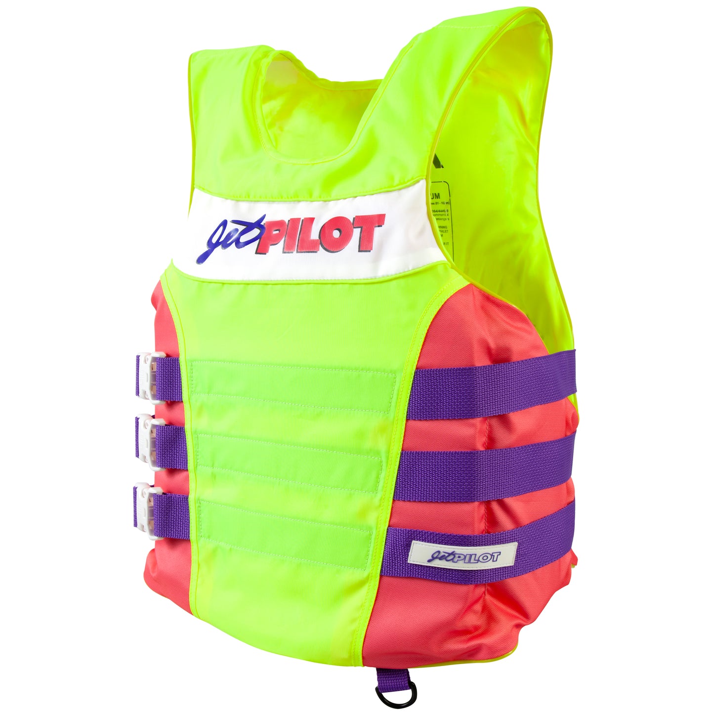 Jet Pilot Vintage Vest - Yellow/Pink | JP25212