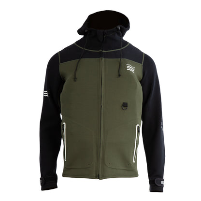 Jet Pilot Ride Coat - Green/Black