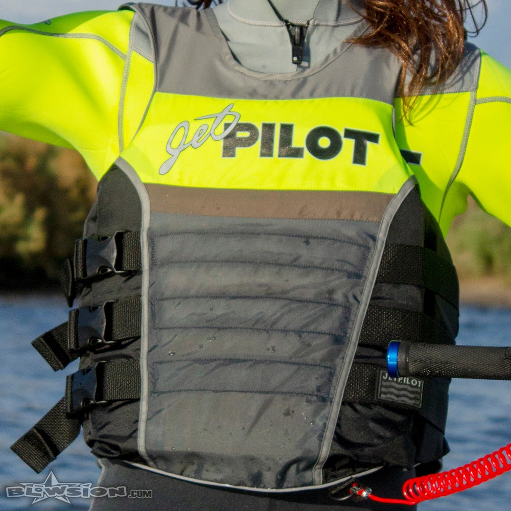 Jet Pilot Vintage Vest Grey/Neon - JP23212 – Blowsion Jet Pilot Vintage Vest Grey/Neon - JP23212 – Blowsion