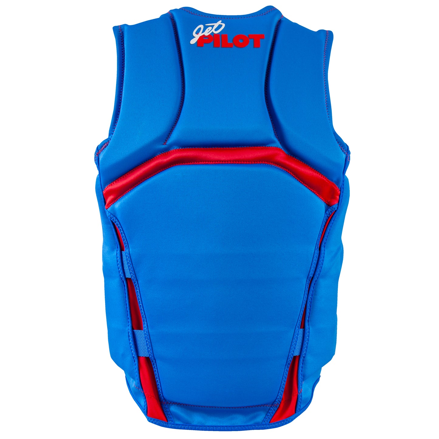 Jet Pilot Vintage Neoprene Vest (Front Zip) - Red/Blue | JP25216