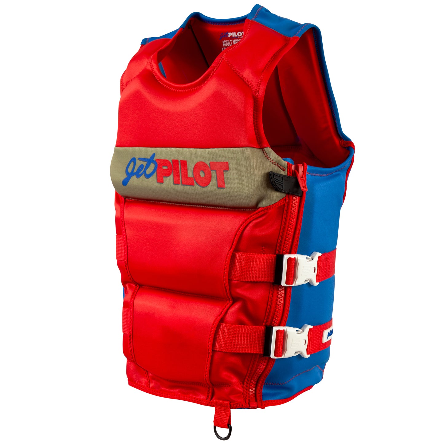 Jet Pilot Vintage Neoprene Vest - Red/Blue | JP25217