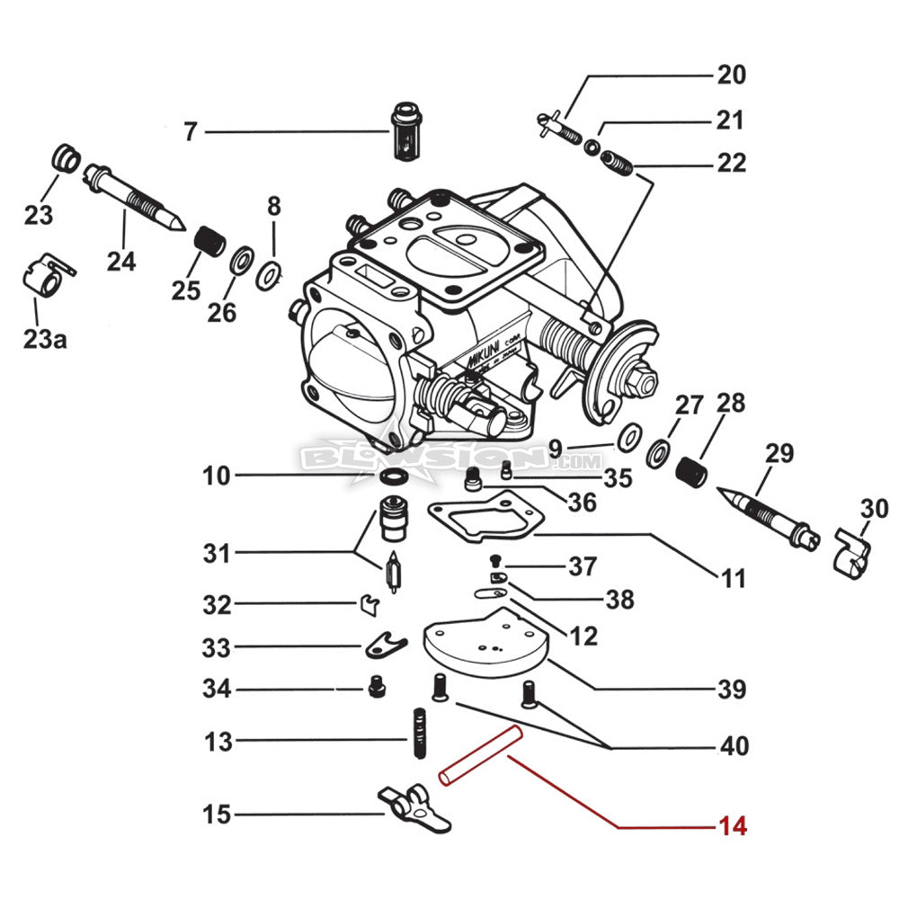 Mikuni Arm Pin - VM30/97