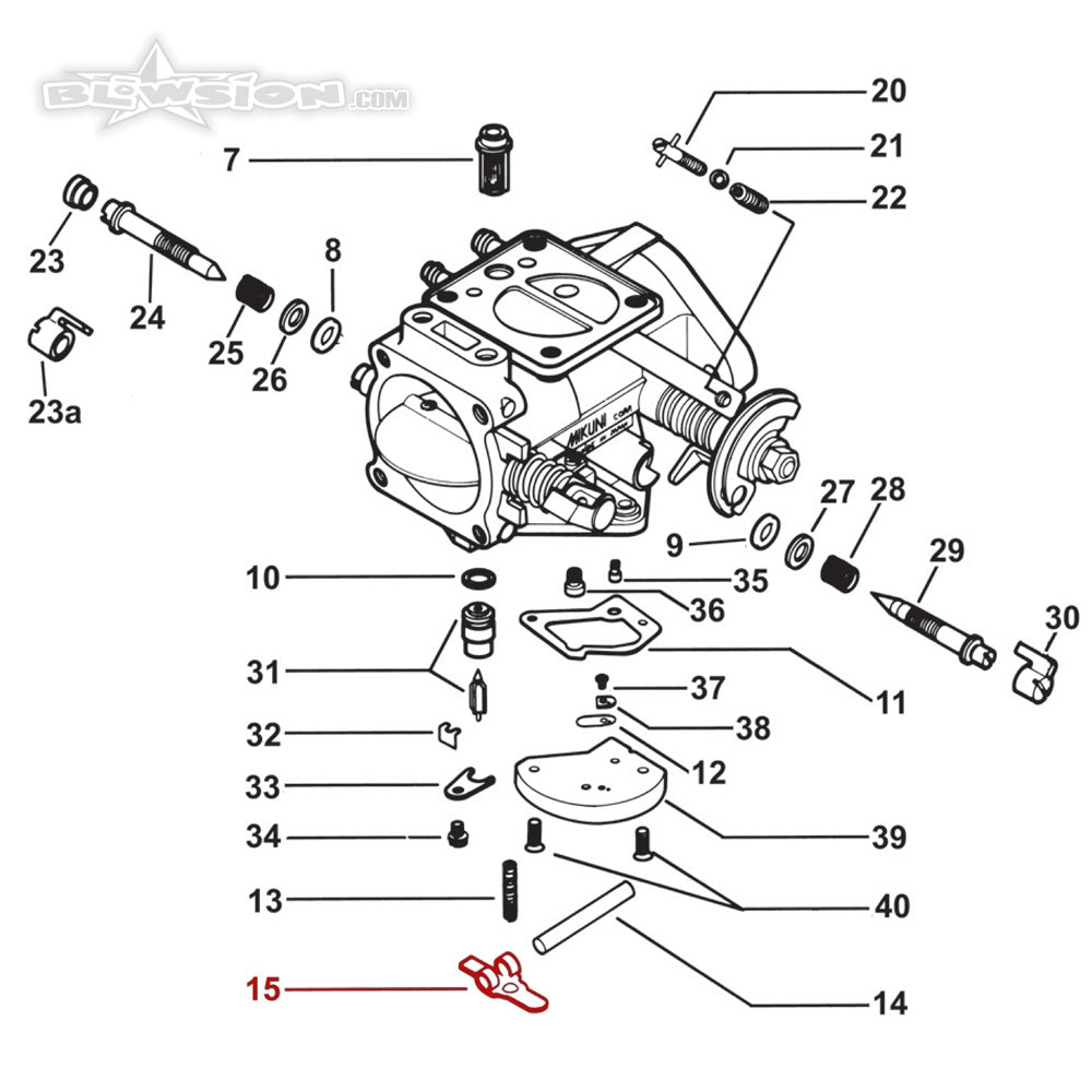 Mikuni Arm (Stainless) - BN38/534