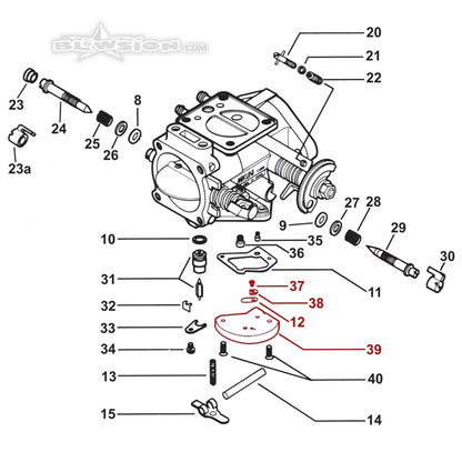 Mikuni Valve Body Assembly - BN44/165