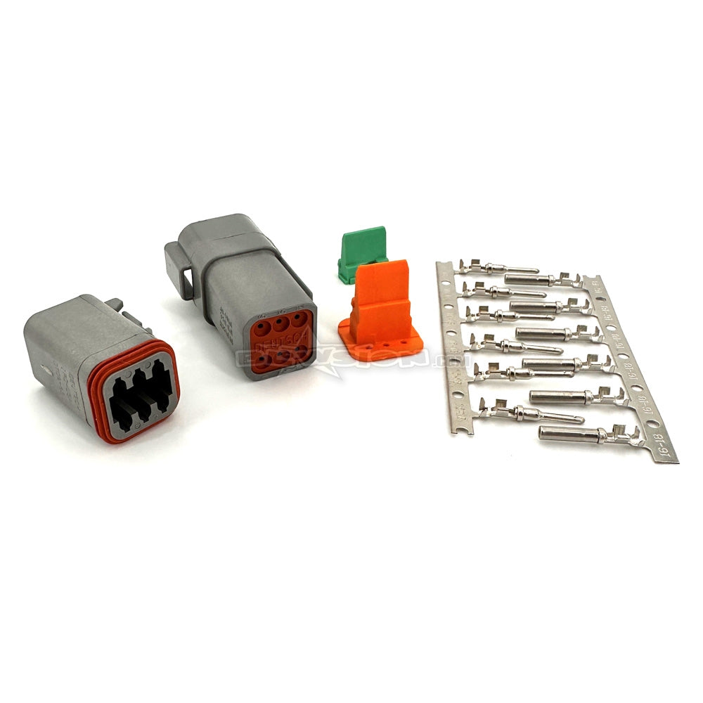 MSD Deutsch Connector 6-Pin (16-18ga) - 8180