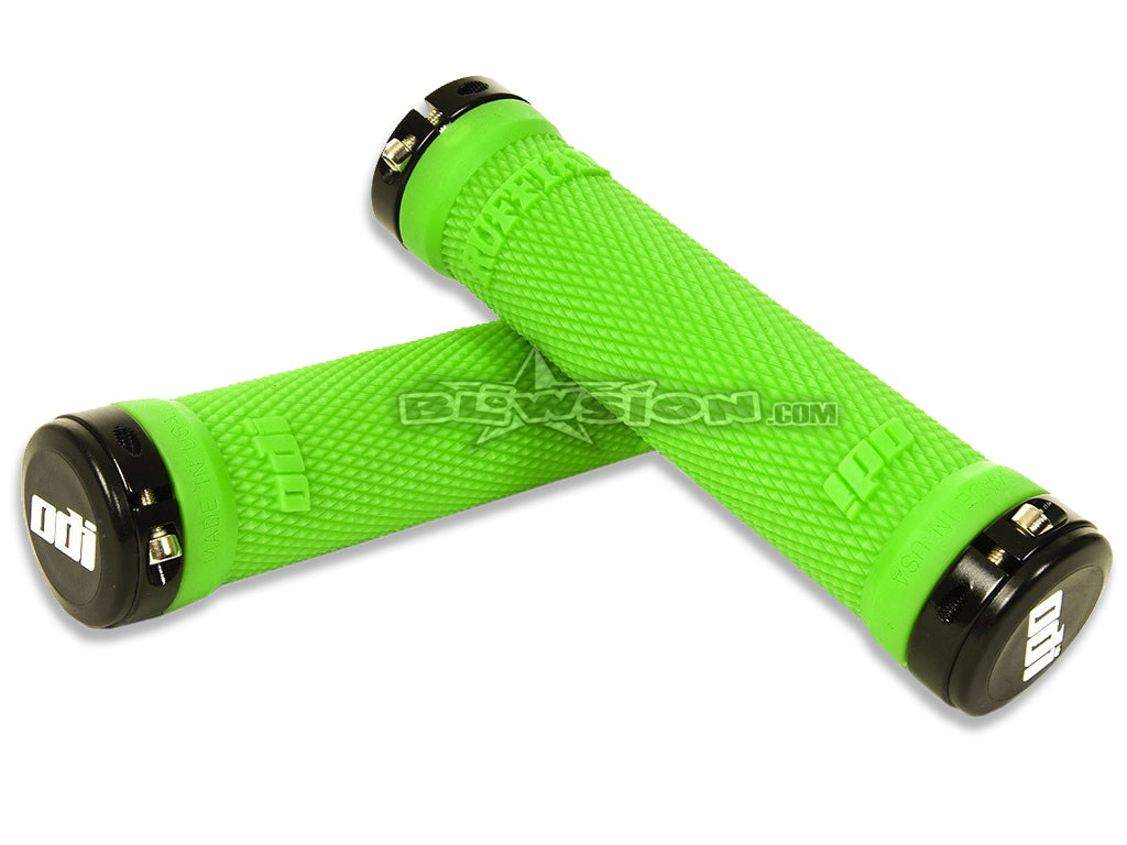 ODI Grip Set - Ruffian 130mm - Green - PN# 03-05-311