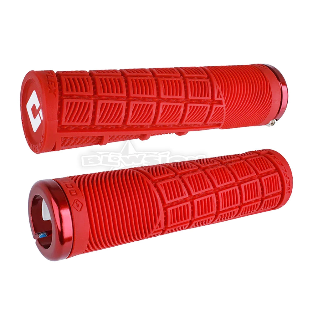 ODI Reflex Lock-On Grip Set V2.1 Red (135mm) – Blowsion