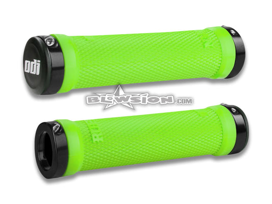 ODI Grip Set - Ruffian 130mm - Green - PN# 03-05-311