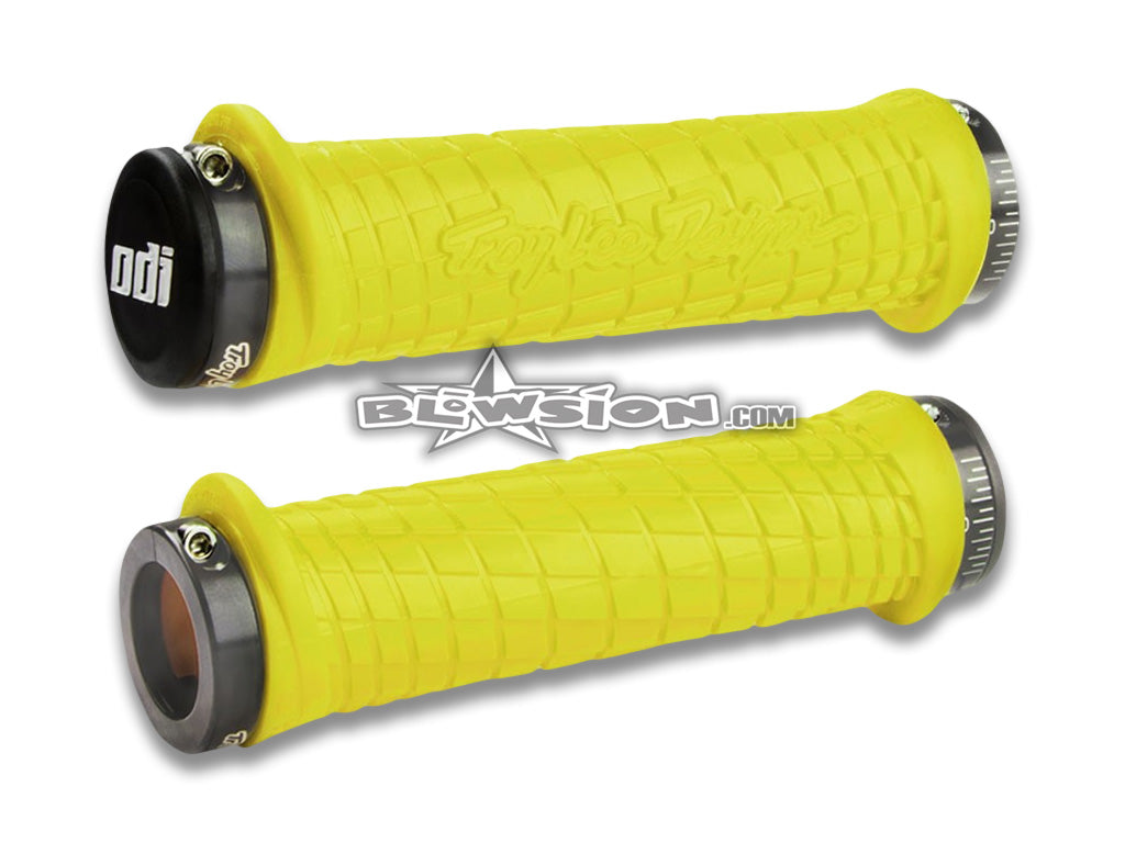 ODI TLD Grip Set  - Yellow/Grey - PN# 03-05-323