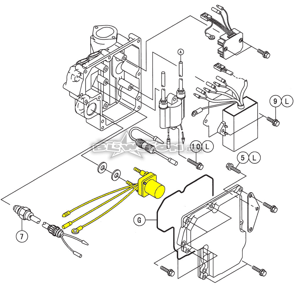 OEM Kawasaki Starter Relay - 27010-3760